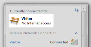 no internet access